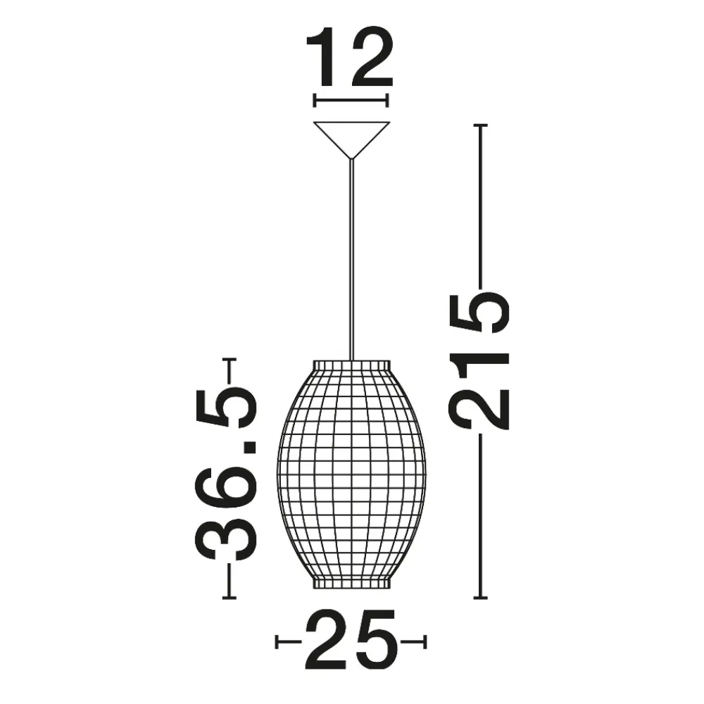 Lampade A Sospensione-Selezionato da Mazzolaluce Lampada a sospensione in rattan e giacinto essiccato