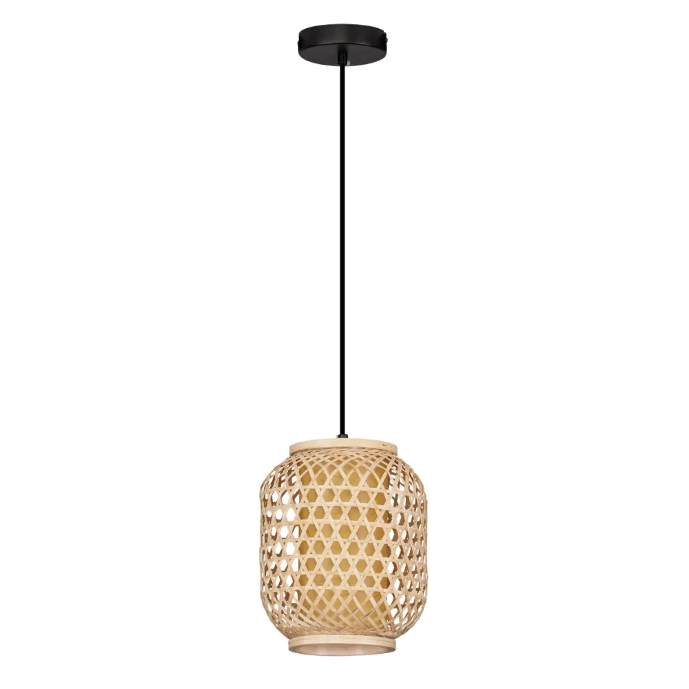 Lampade A Sospensione-Selezionato da Mazzolaluce Lampada a sospensione in rattan 20 cm