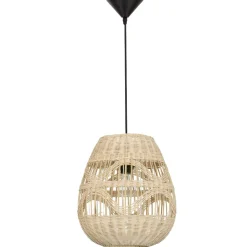 Lampade A Sospensione-Selezionato da Mazzolaluce Lampada a sospensione in rattan naturale per cucina