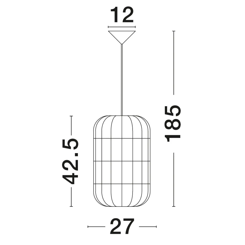 Lampade A Sospensione-Selezionato da Mazzolaluce Lampada a sospensione in rattan per soggiorno
