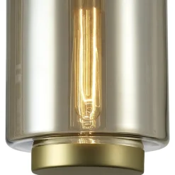 Lampade A Sospensione-Selezionato da Mazzolaluce Lampada a sospensione in vetro trasparente bronzo design