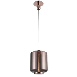 Lampade A Sospensione-Selezionato da Mazzolaluce Lampada a sospensione in vetro rame design moderna