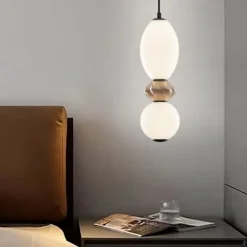 Lampade A Sospensione-Selezionato da Mazzolaluce Lampada a sospensione in vetro veramica led 3000k design moderna