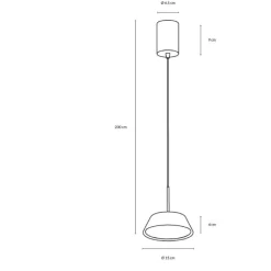 Lampade A Sospensione-Vivida International Lampada a sospensione isola bronzo led 12w 3000k 4000k dimmerabile vivida pinco