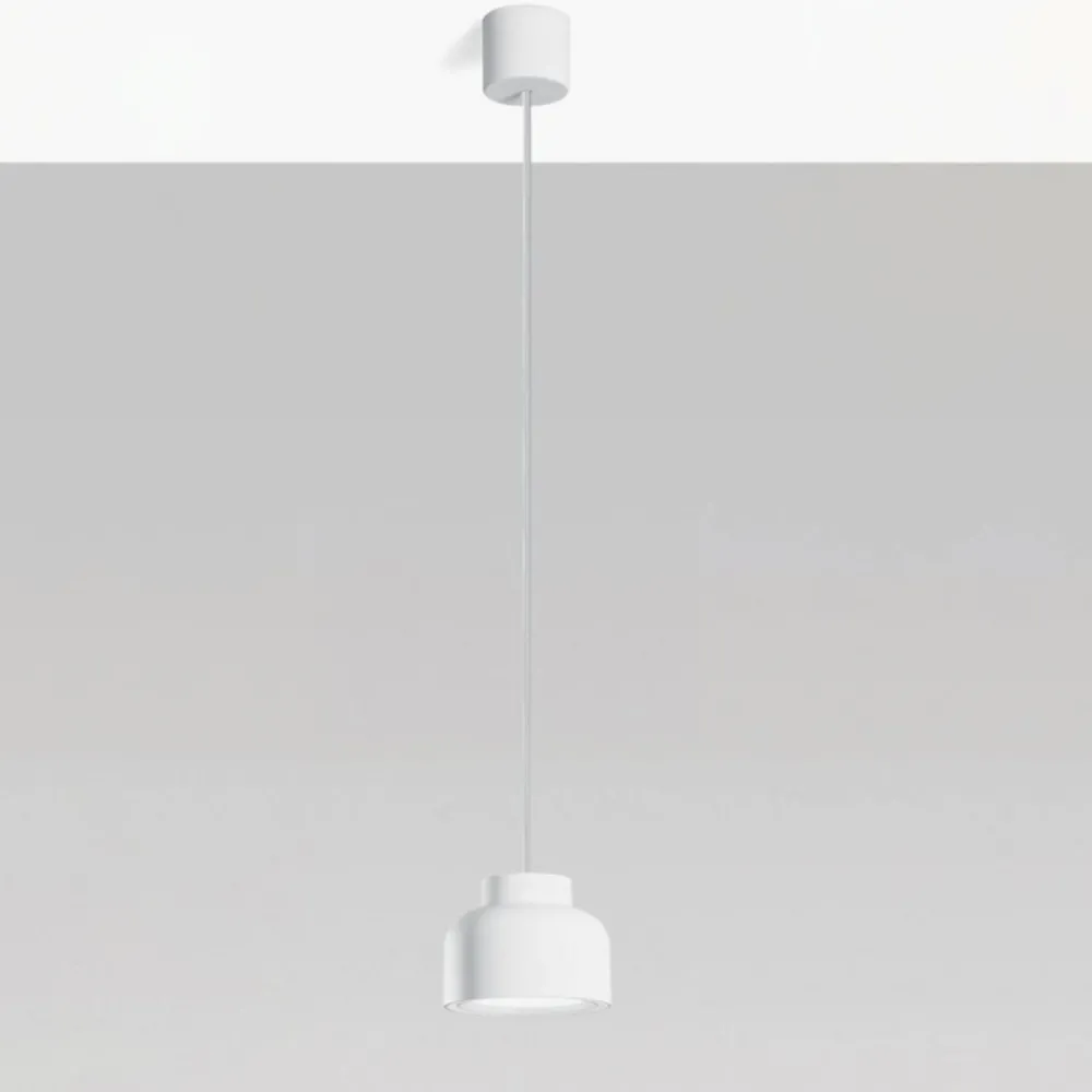 Lampade A Sospensione-Vivida International Lampada a sospensione isola moderna bottone bianco vivida