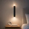 Lampade A Sospensione-Fabas Luce Lampada a sospensione led biemissione cilindro nero prado