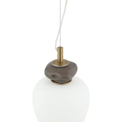 Lampade A Sospensione-Selezionato da Mazzolaluce Lampada a sospensione led design vetro ceramica
