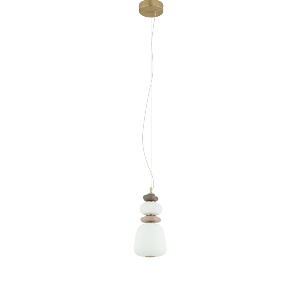 Lampade A Sospensione-Selezionato da Mazzolaluce Lampada a sospensione led design vetro ceramica