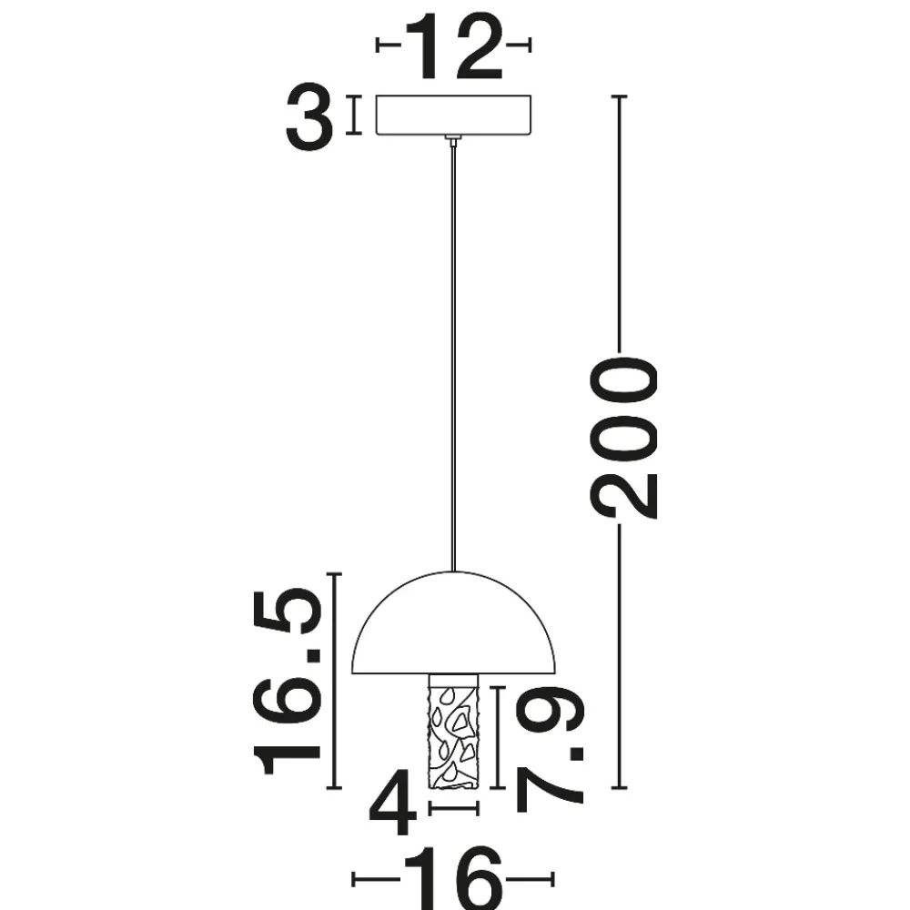 Lampade A Sospensione-Selezionato da Mazzolaluce Lampada a sospensione led marmo bianco vetro design contemporaneo per comodini