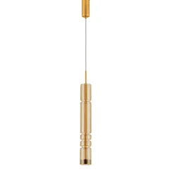 Lampade A Sospensione-Selezionato da Mazzolaluce Lampada a sospensione led oro vetro ambra per camera da letto