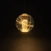 Lampade A Sospensione-Selezionato da Mazzolaluce Lampada a sospensione led oro sfera vetro soffiato design