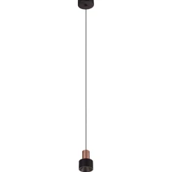 Lampade A Sospensione-Selezionato da Mazzolaluce Lampada a sospensione led 5w 3000k nero oro per isola penisola