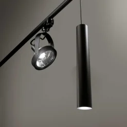 Illuminazione A Binario-Ideal Lux Lampada a sospensione look track nero incasso binario trifase
