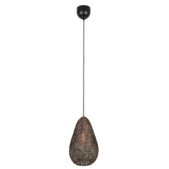 Lampade A Sospensione-Selezionato da Mazzolaluce Lampada a sospensione maglia di metallo ottone invecchiato
