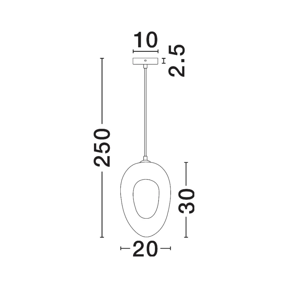 Lampade A Sospensione-Selezionato da Mazzolaluce Lampada a sospensione marrone design japandi wabi sabi