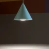 Lampade A Sospensione-Selezionato da Mazzolaluce Lampada a sospensione menta forma a cono 19cm