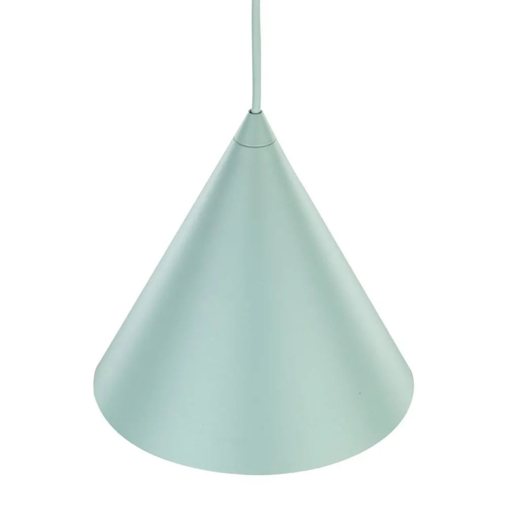 Lampade A Sospensione-Selezionato da Mazzolaluce Lampada a sospensione menta forma a cono 19cm
