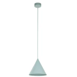 Lampade A Sospensione-Selezionato da Mazzolaluce Lampada a sospensione menta forma a cono 19cm