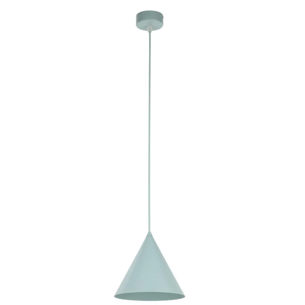 Lampade A Sospensione-Selezionato da Mazzolaluce Lampada a sospensione menta forma a cono 19cm