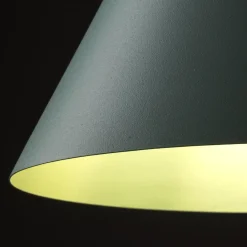 Lampade A Sospensione-Selezionato da Mazzolaluce Lampada a sospensione menta forma a cono 19cm
