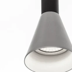 Lampade A Sospensione-Selezionato da Mazzolaluce Lampada a sospensione moderna grigio per isola led 6w 3000k fp