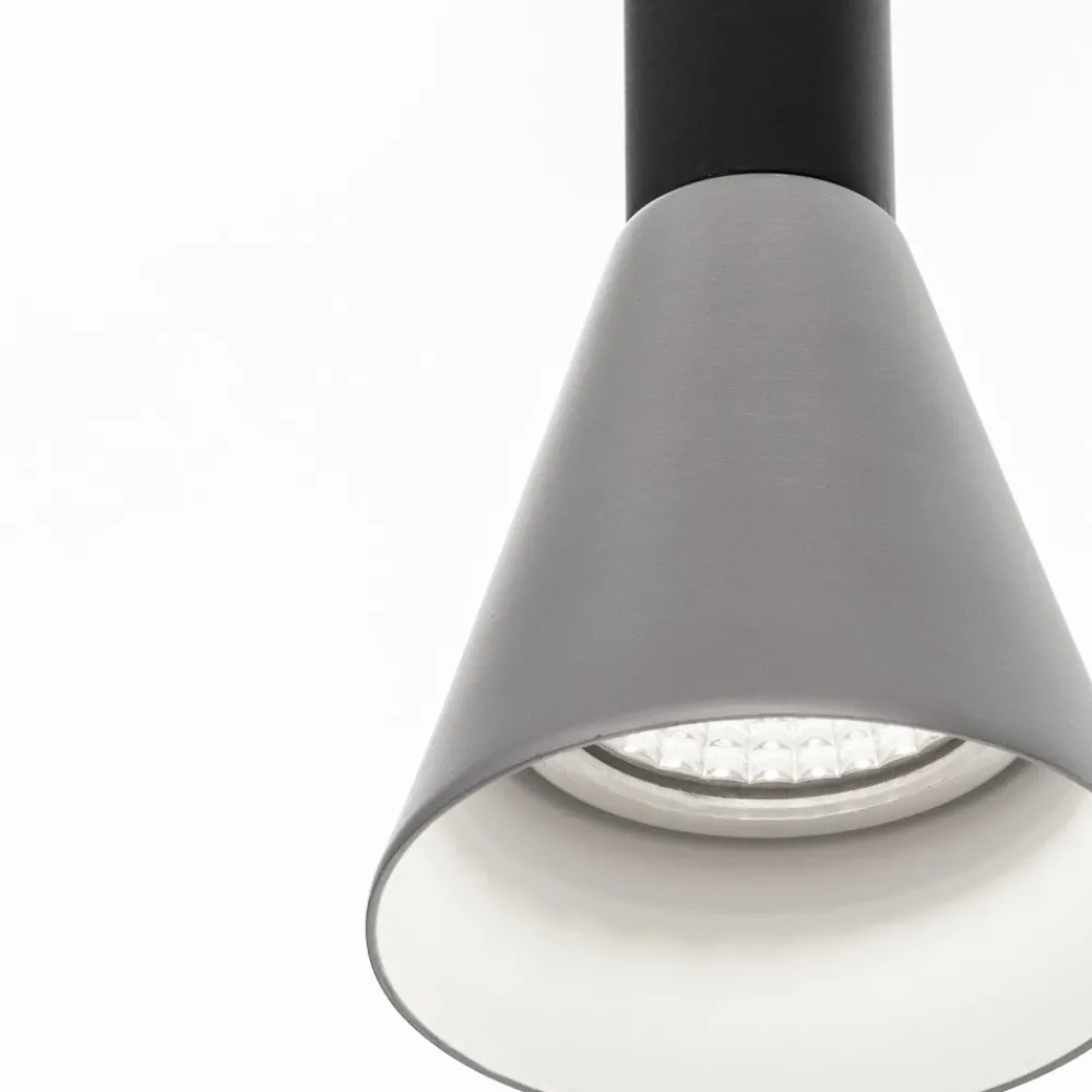 Lampade A Sospensione-Selezionato da Mazzolaluce Lampada a sospensione moderna grigio per isola led 6w 3000k fp