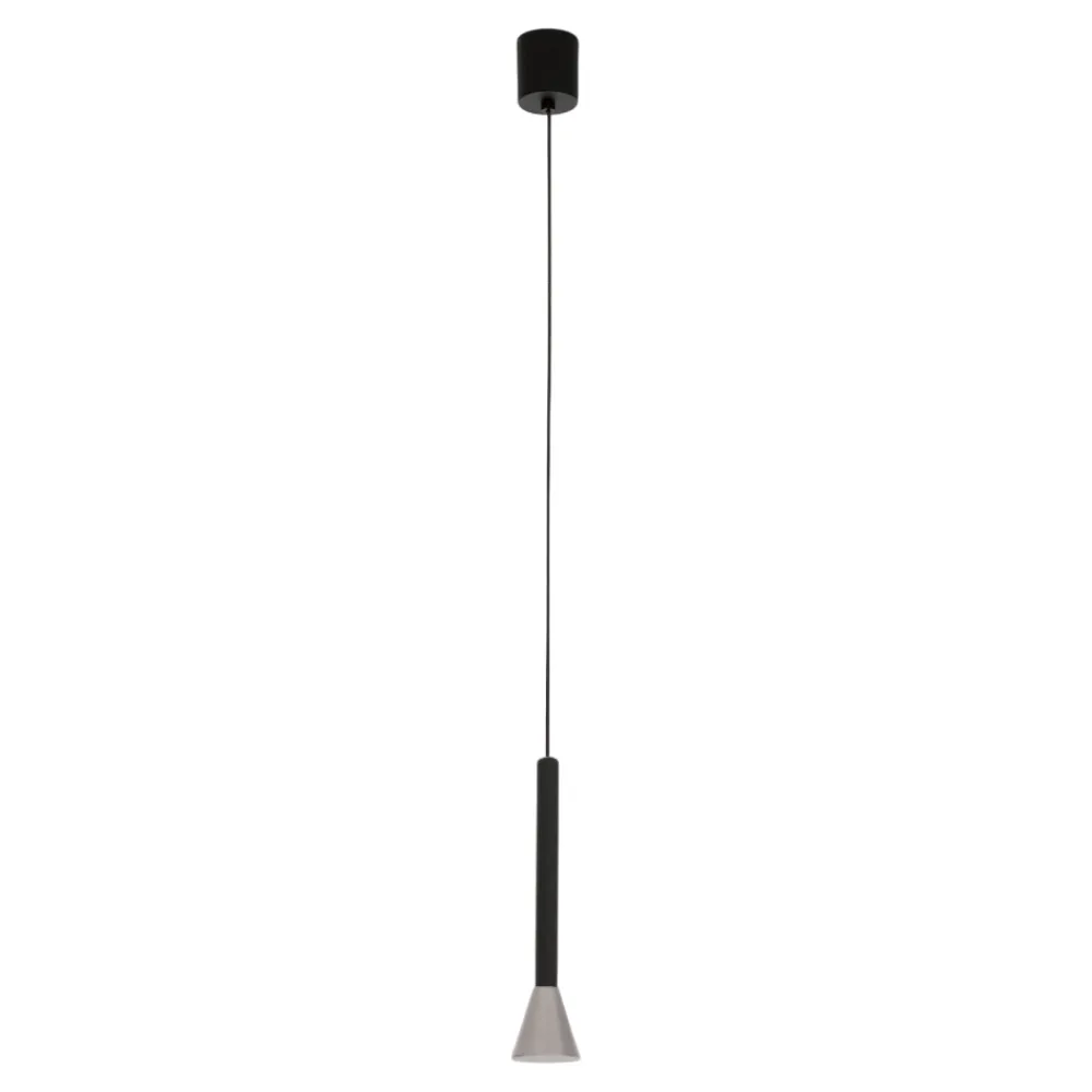Lampade A Sospensione-Selezionato da Mazzolaluce Lampada a sospensione moderna grigio per isola led 6w 3000k fp