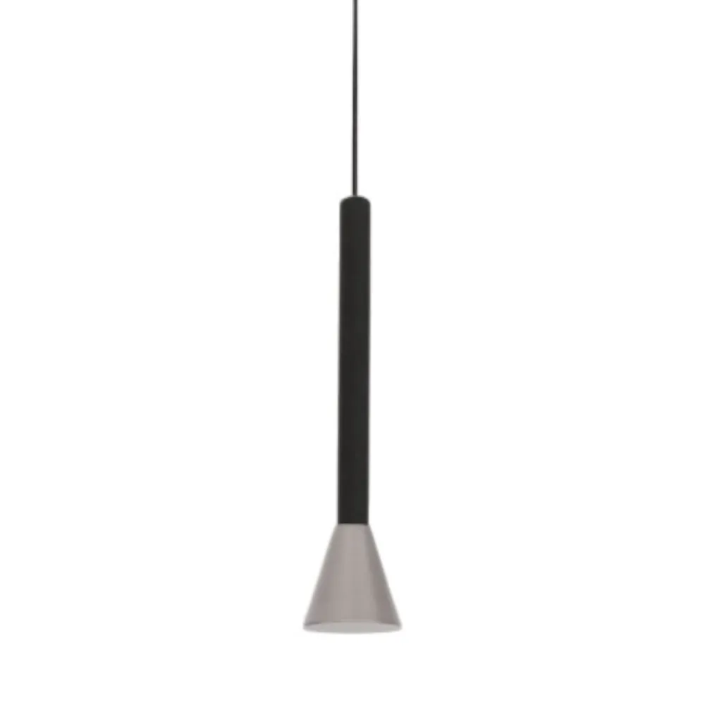Lampade A Sospensione-Selezionato da Mazzolaluce Lampada a sospensione moderna grigio per isola led 6w 3000k fp