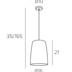 Lampade A Sospensione-Top Light Lampada a sospensione moderna vetro ambrato