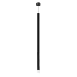 Lampade A Sospensione-Linea Light Lampada a sospensione nera cilindro led 3000k puccini