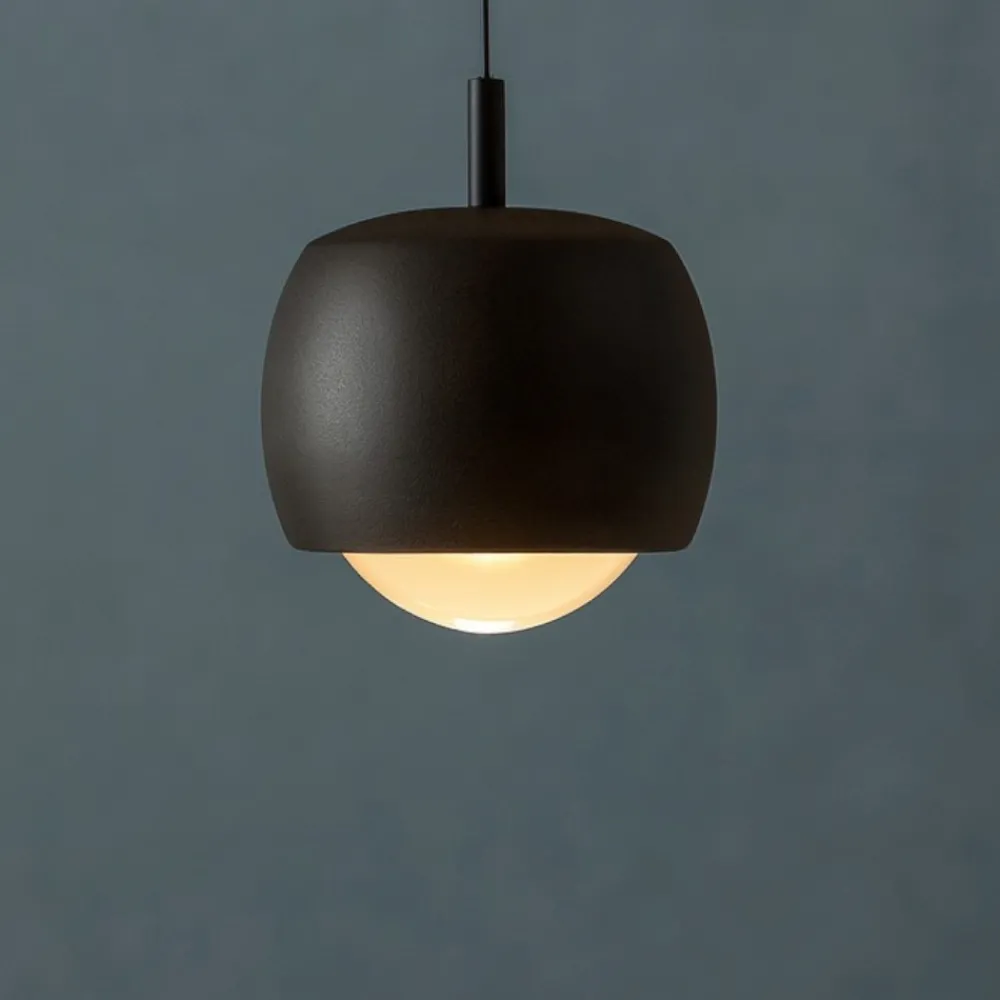 Lampade A Sospensione-Selezionato da Mazzolaluce Lampada a sospensione nera led 12w 3000k design
