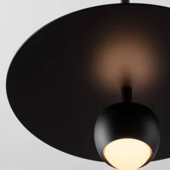 Lampade A Sospensione-Selezionato da Mazzolaluce Lampada a sospensione nera per tavolo soggiorno