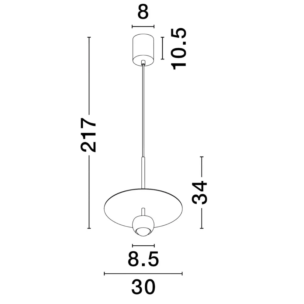 Lampade A Sospensione-Selezionato da Mazzolaluce Lampada a sospensione nera per tavolo soggiorno