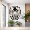 Lampade A Sospensione-Fabas Luce Lampada a sospensione nero design camp