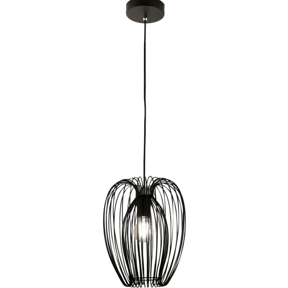 Lampade A Sospensione-Fabas Luce Lampada a sospensione nero design camp