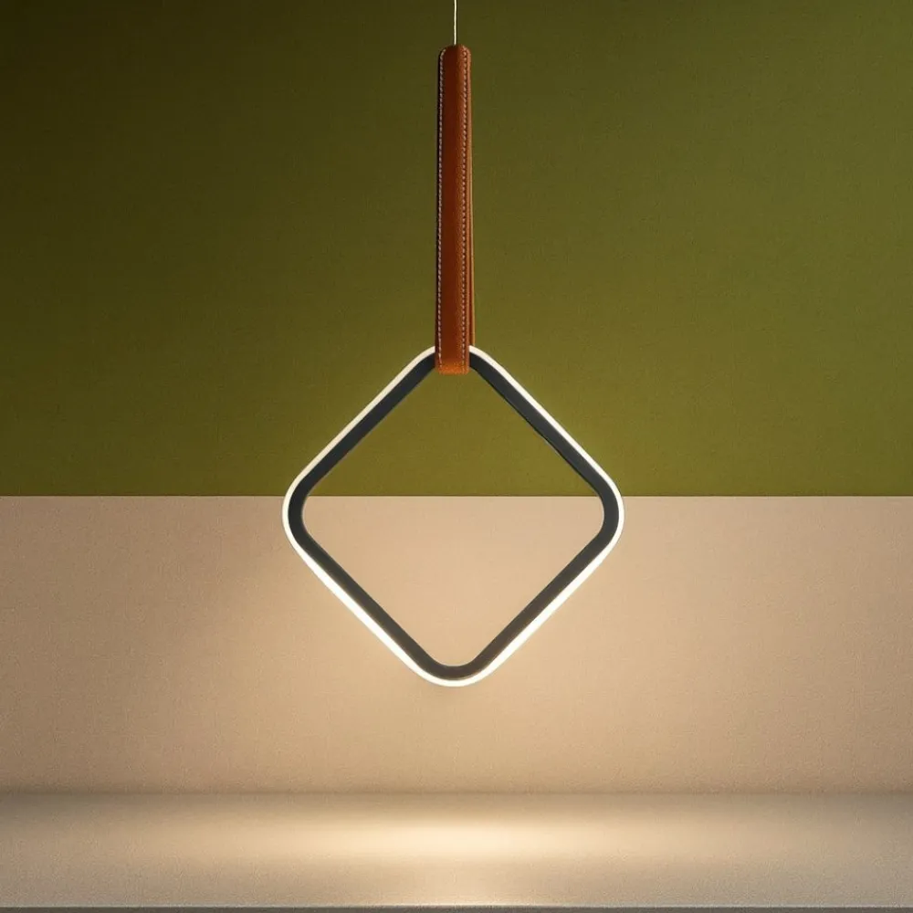 Lampade A Sospensione-Ondaluce Lampada a sospensione so regoli square led design moderna