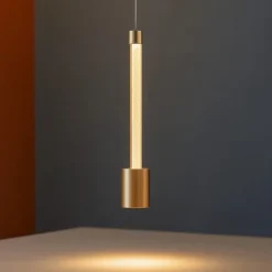 Lampade A Sospensione-Selezionato da Mazzolaluce Lampada a sospensione oro design moderna led 7w 3000k