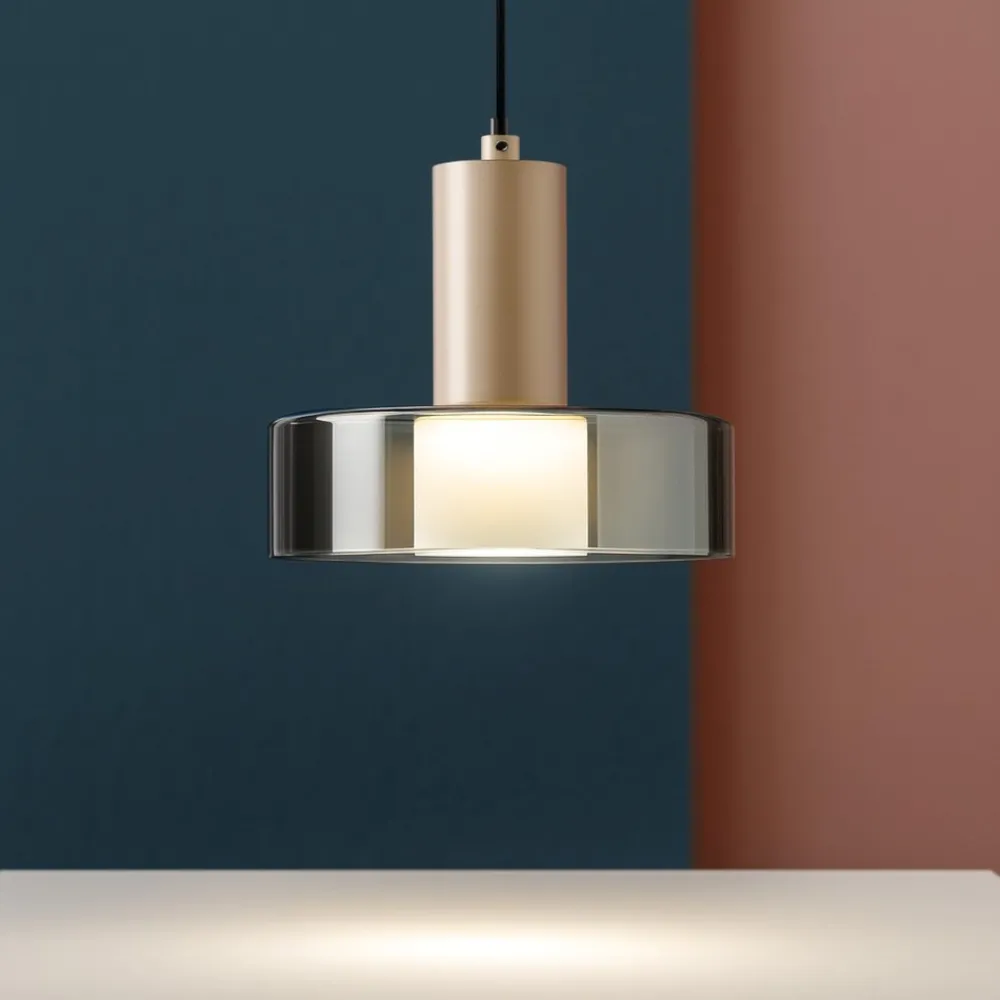 Lampade A Sospensione-Selezionato da Mazzolaluce Lampada a sospensione oro design moderno