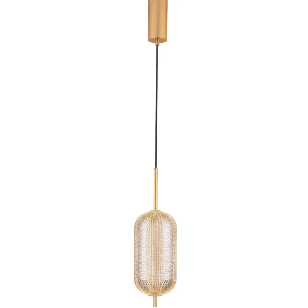 Lampade A Sospensione-Selezionato da Mazzolaluce Lampada a sospensione oro diffusore acrilico stile contemporaneo