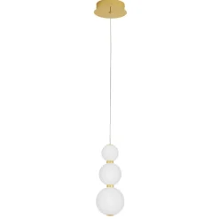 Lampade A Sospensione-Selezionato da Mazzolaluce Lampada a sospensione oro perle per comodino camera da letto