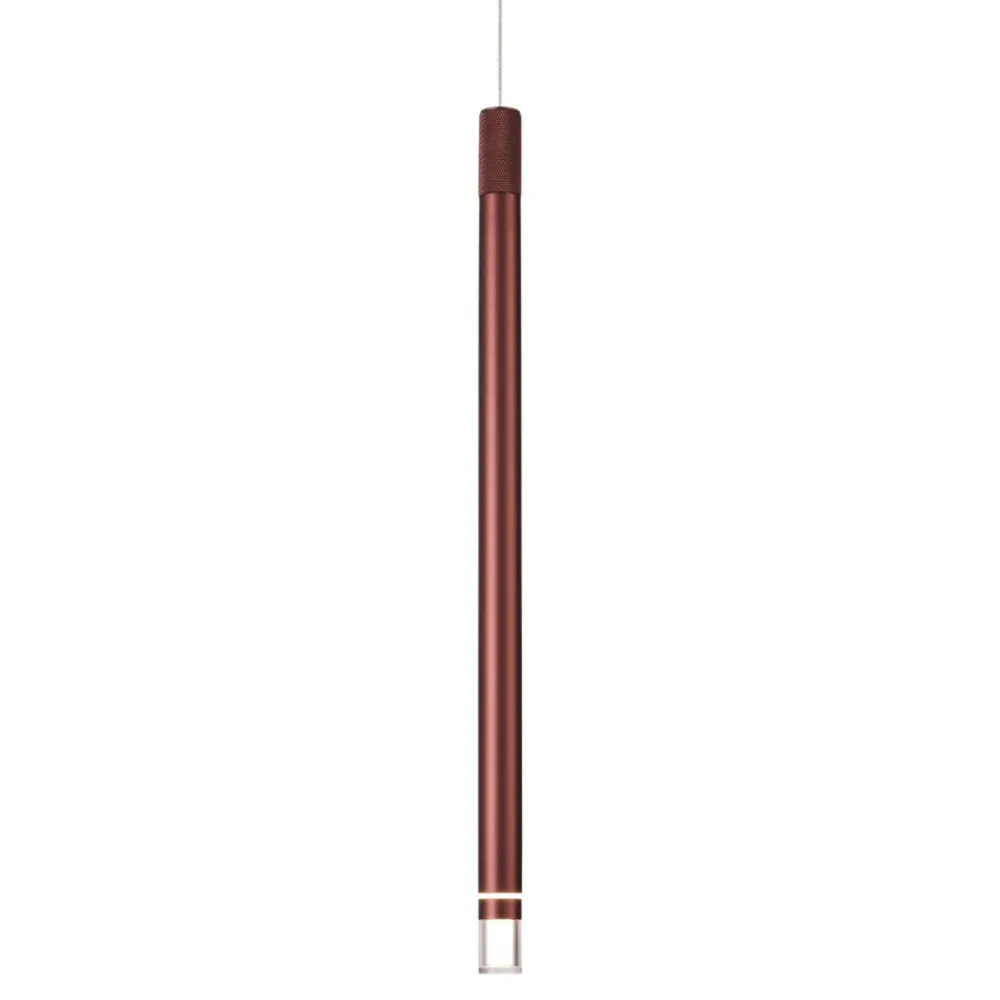 Lampade A Sospensione-Selezionato da Mazzolaluce Lampada a sospensione oro rosa cilindro design led 7w 3000k
