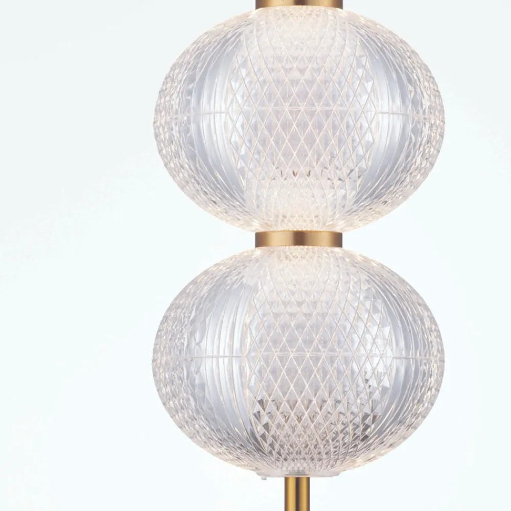 Lampade A Sospensione-Selezionato da Mazzolaluce Lampada a sospensione oro stile contemporaneo sfere trasparenti