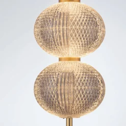 Lampade A Sospensione-Selezionato da Mazzolaluce Lampada a sospensione oro stile contemporaneo sfere trasparenti
