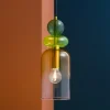 Lampade A Sospensione-Selezionato da Mazzolaluce Lampada a sospensione oro vetro colorato