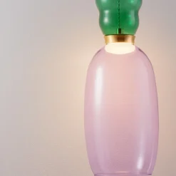 Lampade A Sospensione-Selezionato da Mazzolaluce Lampada a sospensione oro vetro verde porpora moderno