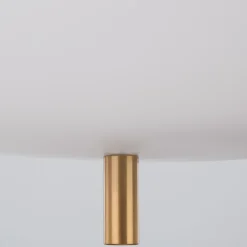 Lampade A Sospensione-Selezionato da Mazzolaluce Lampada a sospensione oro vetro sfera bianca