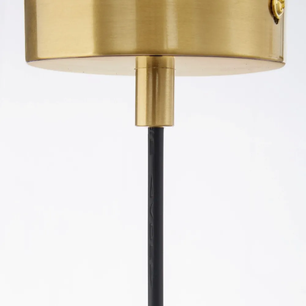 Lampade A Sospensione-Selezionato da Mazzolaluce Lampada a sospensione oro vetro sfera bianca