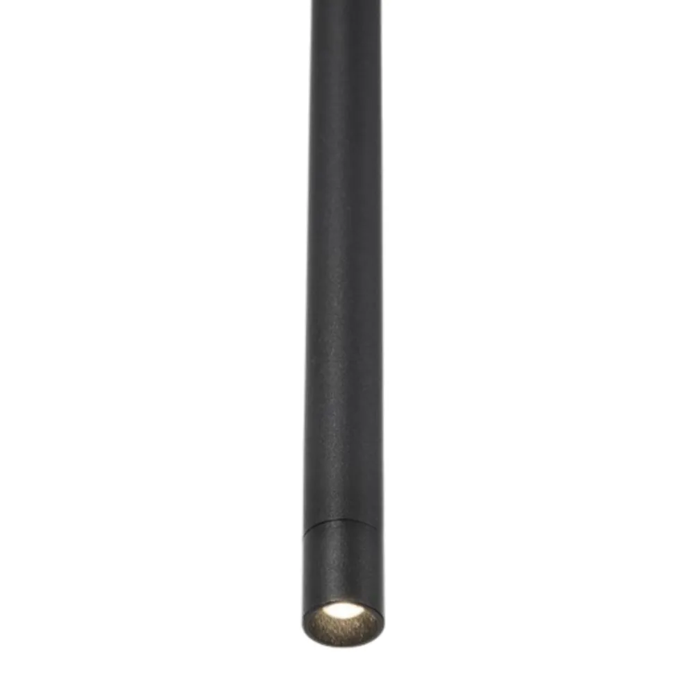 Lampade A Sospensione-Selezionato da Mazzolaluce Lampada a sospensione pendente led 5w 3000k cilindro nero