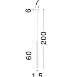 Lampade A Sospensione-Selezionato da Mazzolaluce Lampada a sospensione pendente led 5w 3000k cilindro nero