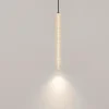 Lampade A Sospensione-Selezionato da Mazzolaluce Lampada a sospensione pendente cilindro travertino led 3w 3000k